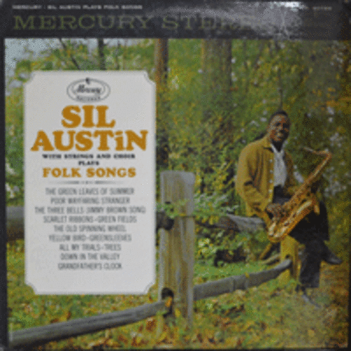 SIL AUSTIN - FOLK SONGS ( American jazz saxophonist and band leader / * USA ORIGINAL1st Press) NM-