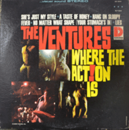 VENTURES - WHERE THE ACTION IS (American instrumental rock group  /* USA ORIGINAL 1st press) EX++