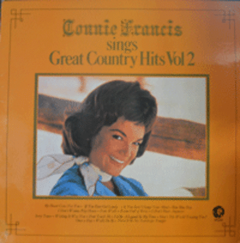 CONNIE FRANCIS - GREAT COUNTRY HITS VOL 2  (정훈희의 &quot;그모습 어디에&quot; 원곡 WISHING IT WAS YOU 수록)