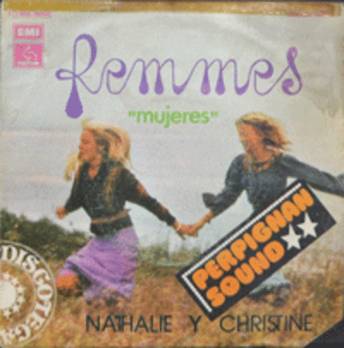 NATHALIE Y CHRISTINE - MUJERES  (con LES VIBRATIONS/7인치 싱글/45RPM)