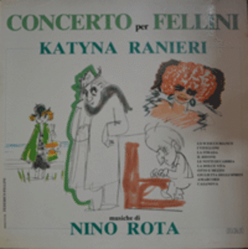 KATYNA RANIERI - NINO ROTA / FELLINI (2LP BOX / (MUSIC:NINO ROTA/영화 GELSOMINA &quot;길&quot;의 주제곡 노래로 수록/ITALY ORIGINAL)