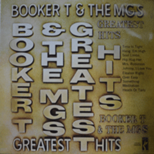 BOOKER T. &amp; THE MG&#039;S - GREATEST HITS  (TIME IS TIGHT 수록/GERMANY) EX++