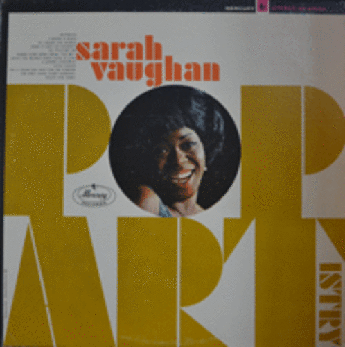 SARAH VAUGHAN - POP ARTISTRY (A LOVERS CONCERTO 수록/* USA)