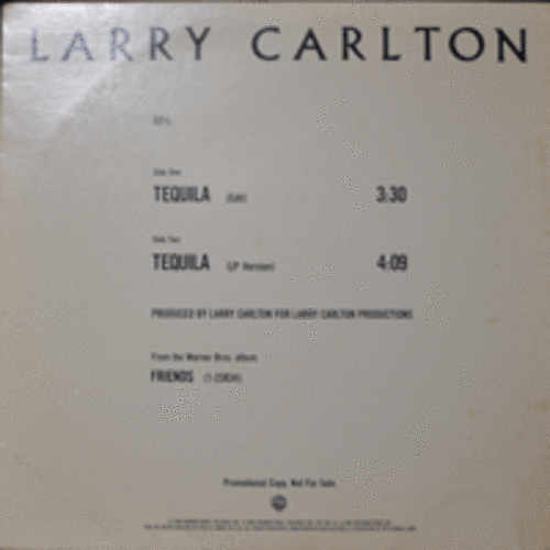 LARRY CARLTON - TEQUILA  (MAXI - SINGLE/PROMO COPY/* USA ORIGINAL) NM