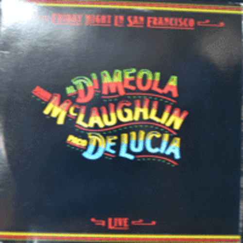 AL DI MEOLA / JOHN McLAUGHLIN - FRIDAY NIGHT IN SAN FRANCISCO LIVE (* USA) NM/EX++