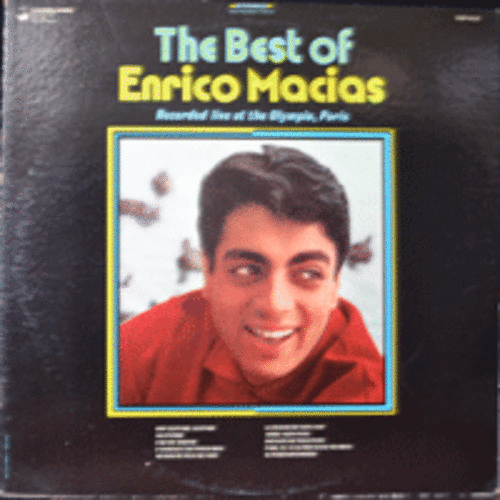 ENRICO MACIAS - THE BEST OF (ADIEU MON PAYS 수록/알제리에서 쫒겨난 알제리 난민들과 함께한 슬픈 LIVE 명앨범/USA)