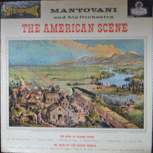 MANTOVANI - THE AMERICAN SCENE (Anglo-Italian conductor and composer / HOME ON THE RANGE 수록/LONDON BLUE BACK/* UK&amp;USA ORIGINAL) NM