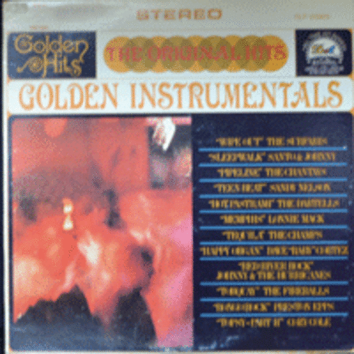 GOLDEN INSTRUMENTALS - THE ORIGINAL HITS (WIPE OUT/PIPELINE/TEQUILA 오리지널로 수록/* USA 1st press) EX++