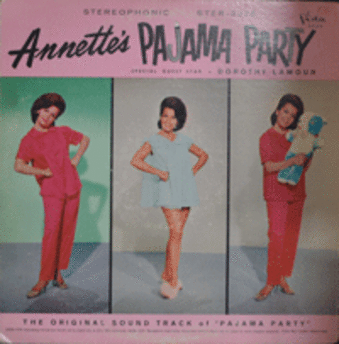 ANNETTE FUNICELLO - PAJAMA PARTY  (* USA 1st press) EX++/NM