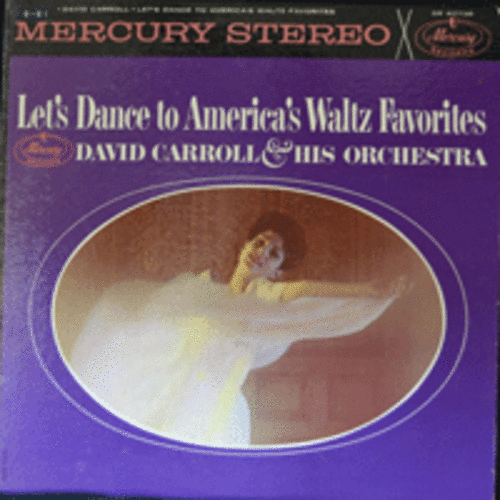 DAVID CARROLL - LET&#039;S DANCE TO AMERICA&#039;S WALTZ FAVORITES  (STEREO/American 편곡자, 지휘자, 음악감독 /* HOLLAND) EX++