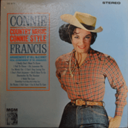 CONNIE FRANCIS - COUNTRY MUSIC CONNIE STYLE  (* USA 1st press) EX++~NM
