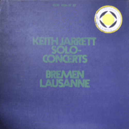 KEITH JARRETT - SOLO CONCERTS / BREMEN LAUSANNE (3 LP BOX SET + BOOKLET/* GERMANY) EX++
