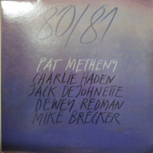PAT METHENY - 80/81  (2LP/* USA ORIGINAL ECM-2-1180) MINT/MINT