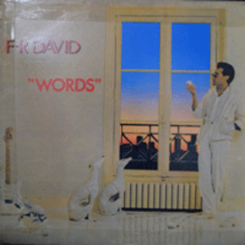F.R DAVID - WORDS (French singer)  strong EX++