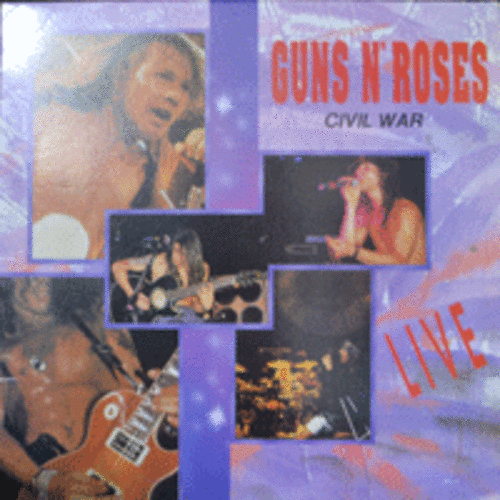 GUNS N&#039; ROSES - CIVIL WAR/LIVE (American Hard rock band ) strong EX++