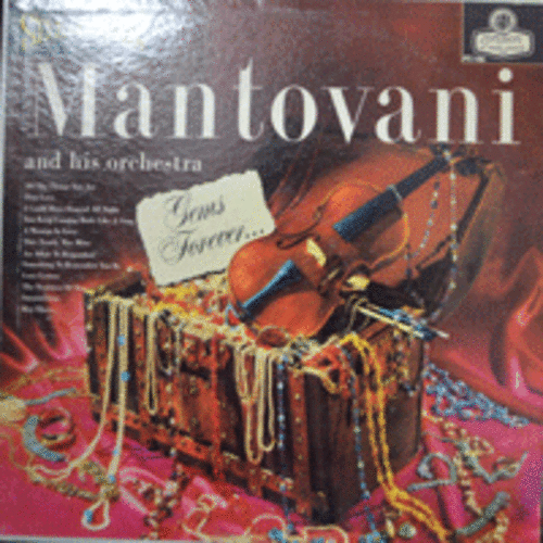 MANTOVANI AND HIS ORCHESTRA - GEMS FOREVER (Anglo-Italian conductor and composer / * USA-LONDON BLUEBACK 1st press) strong EX++