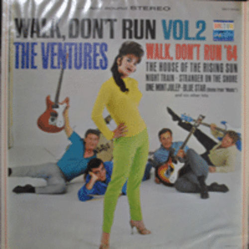 VENTURES - WALK,DON&#039;T RUN VOL.2  (American instrumental rock group  / BLUE STAR 수록/* USA ORIGINAL 1st press) NM-