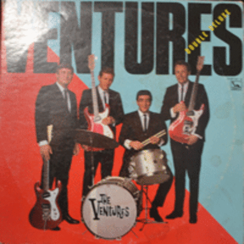 VENTURES - THE VENTURES DOUBLE DELUXE (2LP/BLUE STAR/FOREVER WITH YOU/&quot;유랑의 기타&quot; 수록/* JAPAN) EX+/EX++