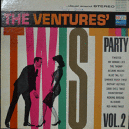 VENTURES - TWIST PARTY VOL. 2  (American instrumental rock group/ 1962 DOLTON/* USA ORIGINAL 1st press BST-8014) NM