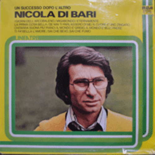 NICOLA DI BARI - UN SUCCESSO DOPO L&#039;ALTRO (&quot;방랑자&quot;/&quot;마음은 짚시&quot;원곡 수록/* ITALY) 미개봉