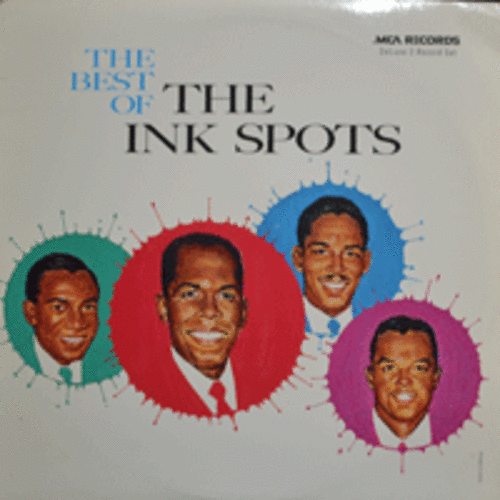 INK SPOTS - THE BEST OF INK SPOTS (2LP/African-American vocal group/우리나라 CF 배경음악 I DON&#039;T WANT TO SET THE WORLD ON FIRE 수록/* CANADA) 2LP LIKE NEW