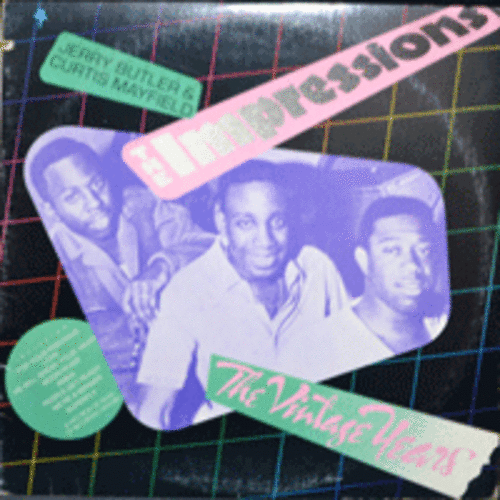 IMPRESSIONS - THE VINTAGE YEARS (2LP/AMEN 수록/JERRY BUTLER/CURTIS MAYFIELD/LIKE NEW/USA)