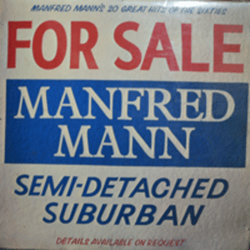 MANFRED MANN - SEMI-DETACHED SUBURBAN (Prog Rock/* UK ORIGNAL  EMI – EMTV 19) strong EX++