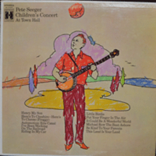 PETE SEEGER - CHILDREN&#039;S CONCERT AT TOWN HALL ( American folk singer and songwriter/* USA ORIGINAL 1st press HS 11284) LIKE NEW