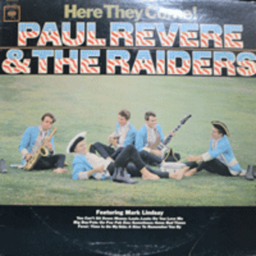PAUL REVERE &amp; THE RAIDERS - HERE THEY COME!  (MONO/American Rock band, Paul Revere &amp; the Raiders/ * CANADA 1st press CL 2307) strong EX++