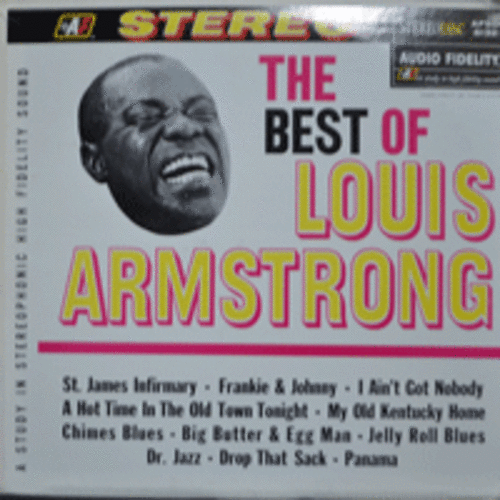LOUIS ARMSTRONG - THE BEST OF LOUIS ARMSTRONG  (ST. JAMES INFIRMARY 수록/USA) NM