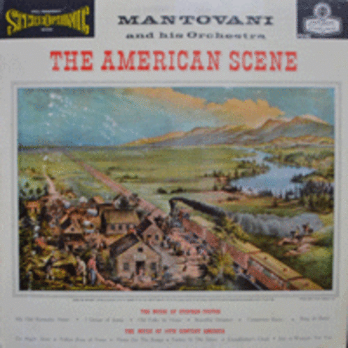 MANTOVANI - THE AMERICAN SCENE (Anglo-Italian conductor and composer / HOME ON THE RANGE 수록/LONDON BLUE BACK/* UK&amp;USA ORIGINAL) strong EX++