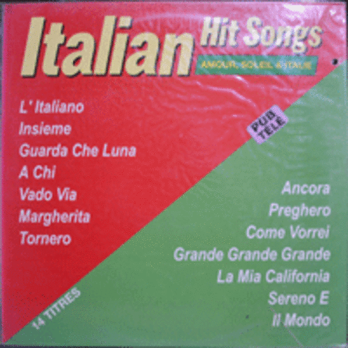 ITALIAN HIT SONGS - AMOUR,SOLEIL &amp; ITALIE (미개봉)