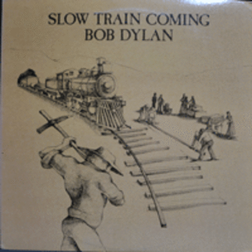 BOB DYLAN - SLOW TRAIN COMING (* USA ORIGINAL 1st press Santa Maria Press ) LIKE NEW