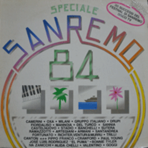SPECIALE SANREMO - 84  (2LP/ANNA OXA/MARISA SANNIA/IVA ZANICCHI/ALIDA CHELLI 등등 노래 수록/LIKE NEW/* ITALY ORIGINAL)