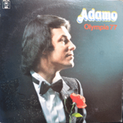 ADAMO - OLYMPIA 77  (이태리 &quot;시칠리&quot;출신의 가수 작사 작곡자/TOMBE LA NEIGE 를 가장 잘부른 버젼/ * JAPAN) LIKE NEW