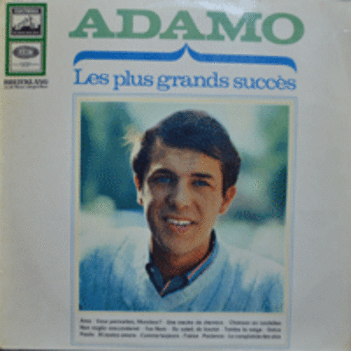 ADAMO - LES PLUS GRANDS SUCCES (이태리 ,프랑스버젼/이태리 &quot;시칠리&quot;출신의 가수 작사 작곡자/LA COMPLAINTE DES ELUS 수록/ * GERMANY) EX++