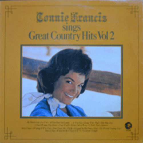 CONNIE FRANCIS - GREAT COUNTRY HITS VOL 2  (정훈희의 &quot;그모습 어디에&quot; 원곡 WISHING IT WAS YOU 수록/UK)