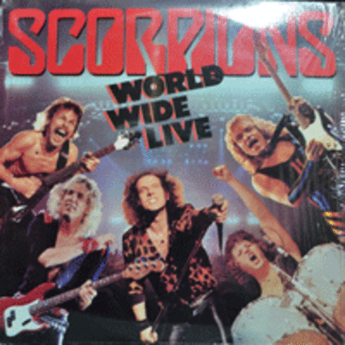 SCORPIONS - WORLD WIDE LIVE (2LP/USA) LIKE NEW
