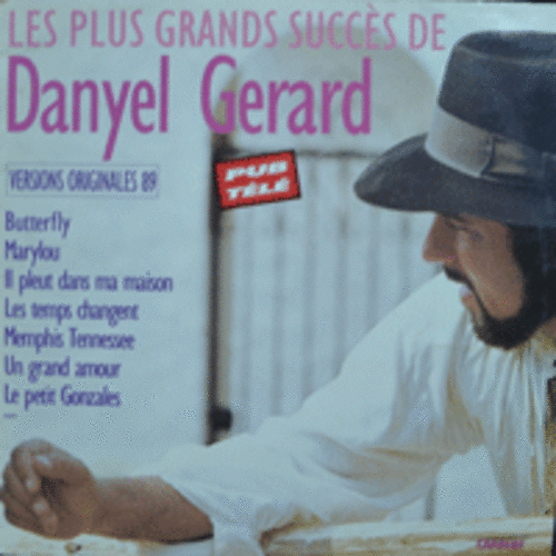 DANYEL GERARD - LES PLUS GRANDS SUCCES DE (BUTTERFLY/MARYLOU/LE GYPSY 등이 수록된 명반/FRANCE)