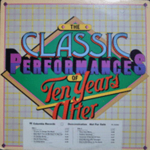 TEN YEARS AFTER - THE CLASSIC PERFORMANCES (I&#039;D LOVE TO CHANGE THE WORLD 수록/PROMO COPY/* USA ORIGINAL) EX++