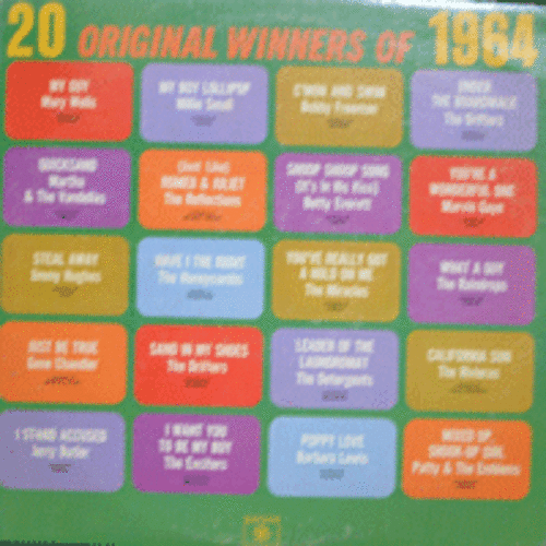 20 ORIGINAL WINNERS OF 1964 - MY BOY LOLLIPOP : MILLIE SMALL 수록 (MONO/* USA) EX