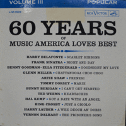 60 YEARS OF MUSIC AMERICA LOVES BEST - POPULAR VOLUME III (* USA) NM