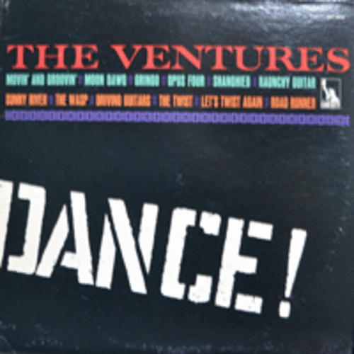 VENTURES - DANCE (STEREO/American instrumental rock group/&quot;샹하이 트위스트&quot; 수록/* USA LIBERTY 1st 1st press) MINT