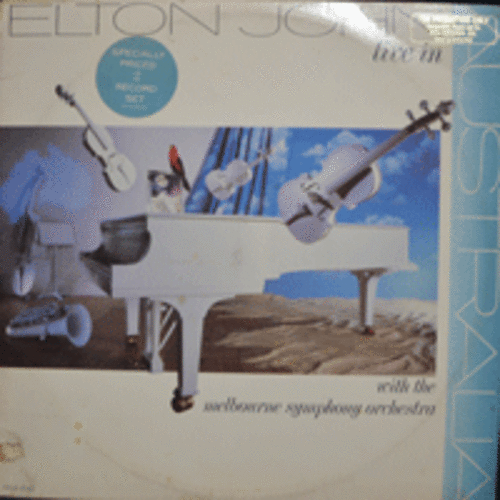 ELTON JOHN - LIVE IN AUSTRALIA WITH THE MELBOURNE SYMPH&#039; ORCHESTRA (2LP/* USA) EX++~NM/NM