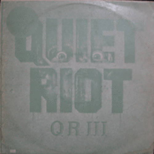 QUIET RIOT - QR 3 (BOOTLEG/카피음반) EX++