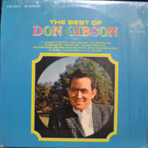 DON GIBSON - THE BEST OF DON GIBSON (I CAN&#039;T STOP LOVING YOU/OH LONESOME ME 원곡 수록/USA) MINT