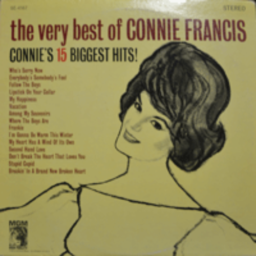 CONNIE FRANCIS - THE VERY BEST OF CONNIE FRANCIS (* USA 1st press) NM    *SPECIAL PRICE*
