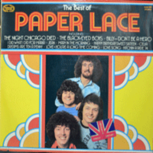 PAPER LACE - THE BEST OF PAPER LACE (LOVE SONG 수록/영국 ORIGINAL) LIKE NEW