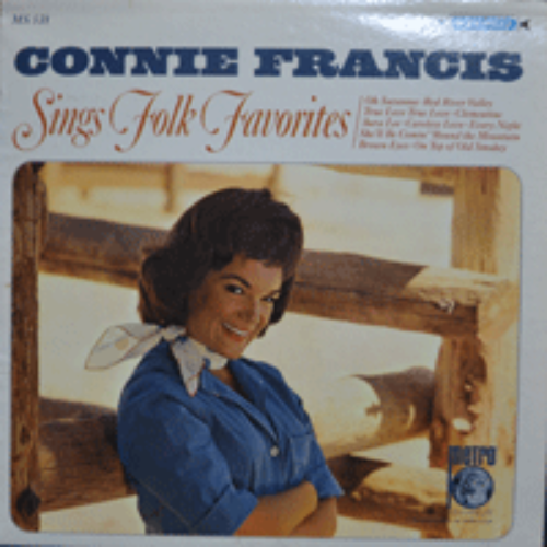 CONNIE FRANCIS - SINGS FOLK SONG FAVORITES (LOVE ME TENDER 오리지널 AURA LEE 수록/USA) EX++