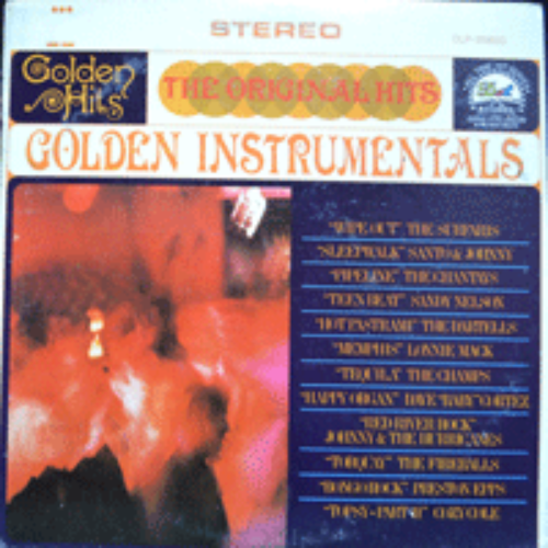 GOLDEN INSTRUMENTALS - THE ORIGINAL HITS (WIPE OUT/PIPELINE/TEQUILA 오리지널로 수록/* USA 1st press) NM